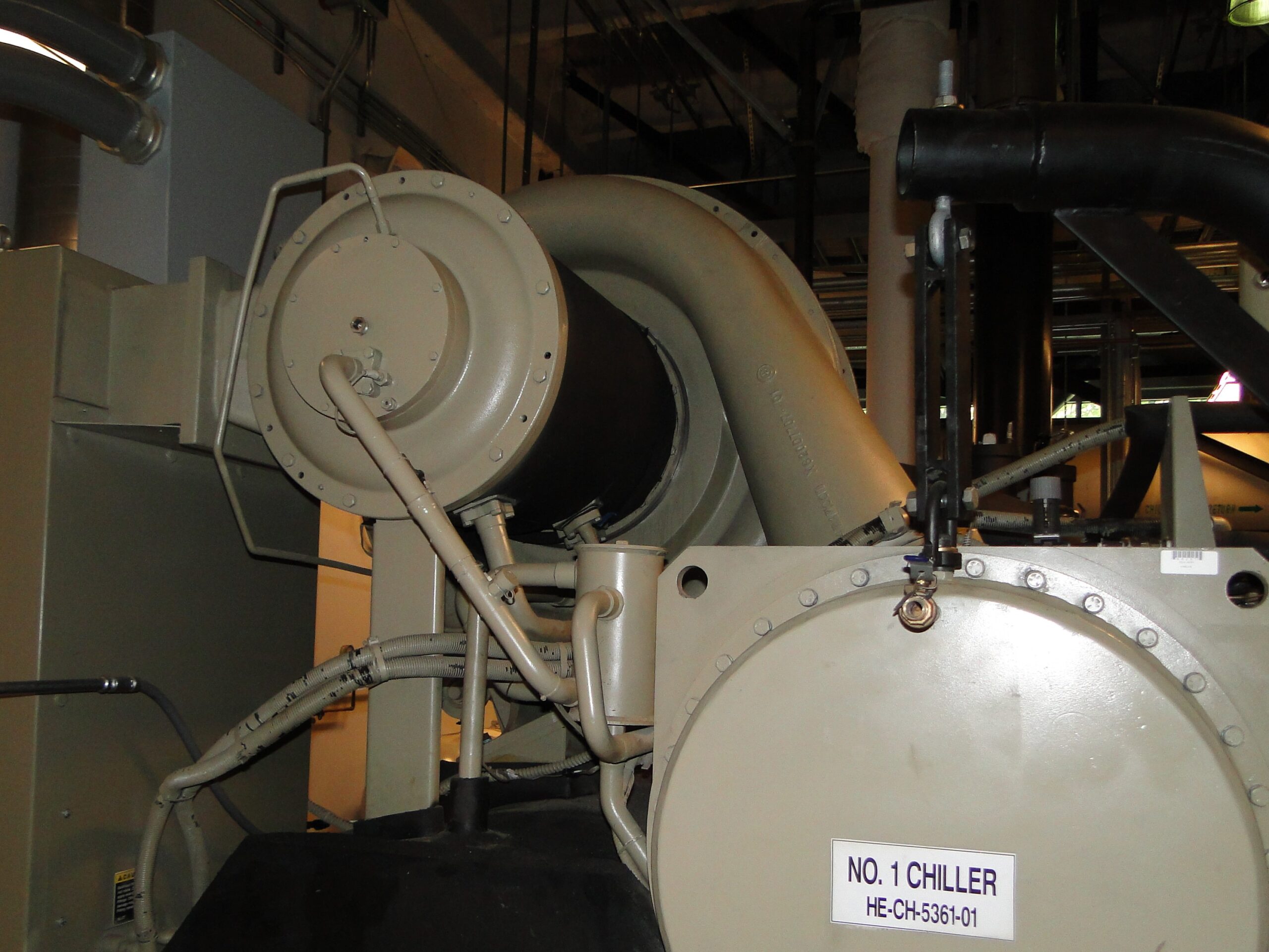 The inside of a refrigeration room